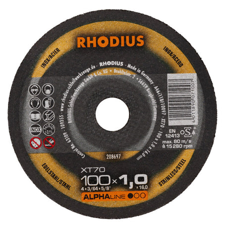 Rhodius Trennscheibe Ø100x1x16mm R208697