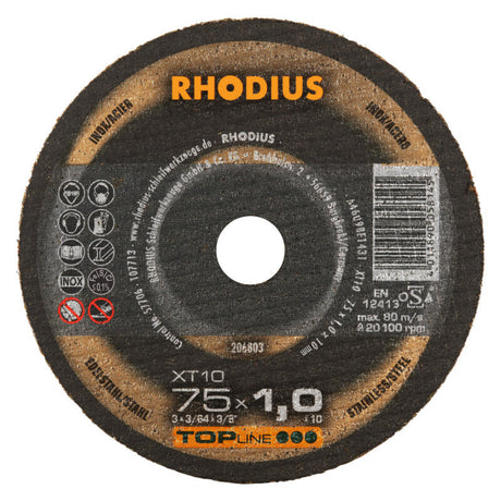 Rhodius Trennscheibe Ø75x1x10mm R206803