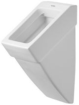 Duravit Urinal VERO 295x320mm Zulauf von hinten ohne Fliege schwarz