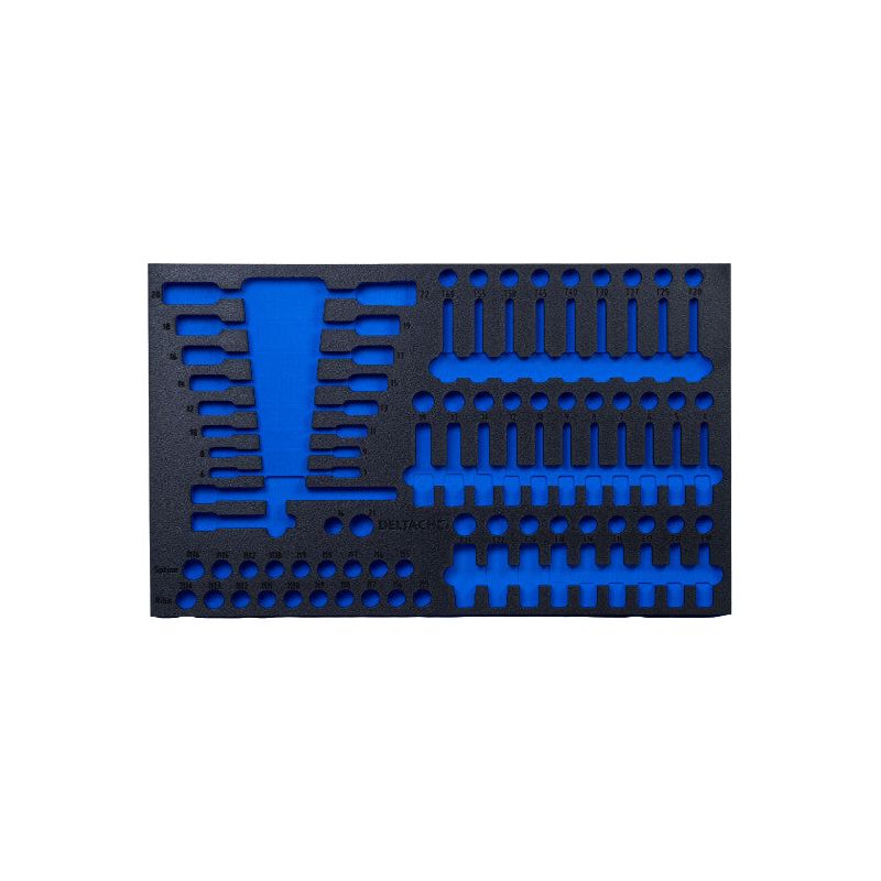 Deltach FOAM-Einlage für 525250, Schublade 3 (1/2"+ Schraubenschlüssel) 900403