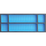 Deltach FOAM-Modul leer, 2 große und 4 kleine Fächer (M) 900918