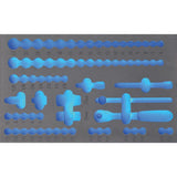 Deltach FOAM-Modul leer, für 130071 (3/8" Steckschlüsselsatz) 130905