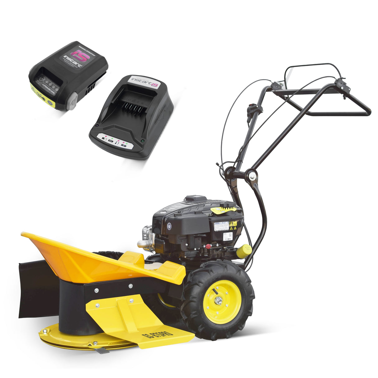 BAMATO GS-875PRO Hochgrasmäher / Kreiselmäher mit Briggs & Stratton Motor und Elektrostart