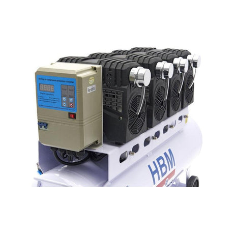 HBM Silent 120 Liter 8 Bar Profi Geräuscharmer Kompressor - FlüsterModell 2 - Tools.de TP Profishop GmbH