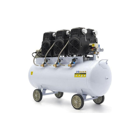 HBM Silent 6 PS Flüsterkompressor – 150 Liter professioneller geräuscharmer Kompressor SGS - Tools.de TP Profishop GmbH