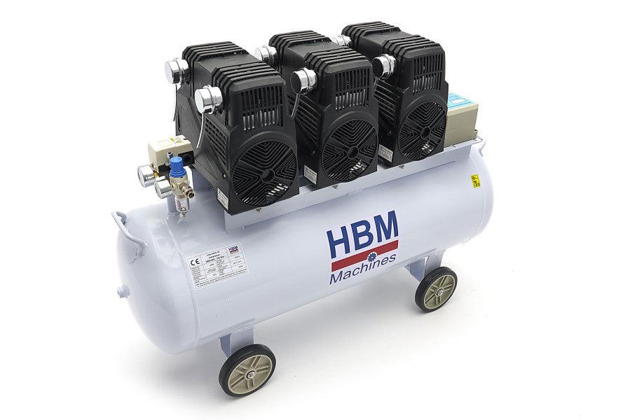 HBM Silent 6 PS Flüsterkompressor – 150 Liter professioneller geräuscharmer  Kompressor SGS mit Best-Preis-Garantie —  TP Profishop GmbH