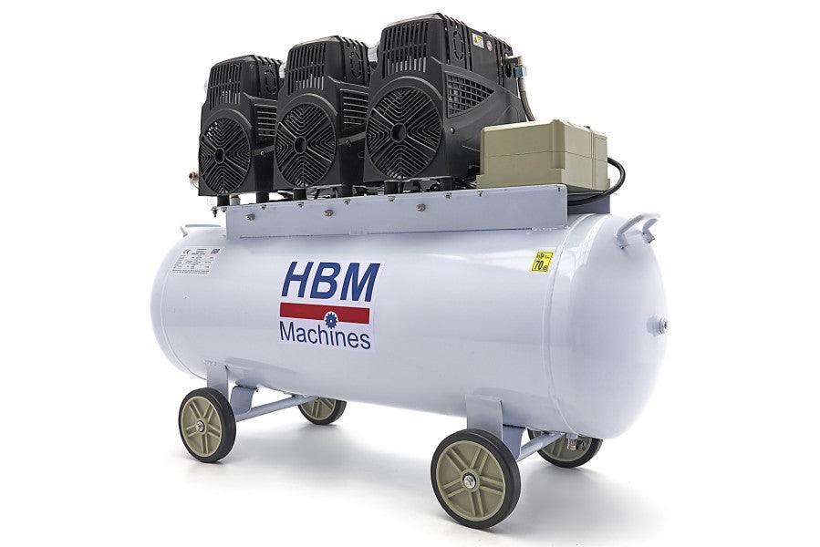 HBM Silent 6 PS Flüsterkompressor – 150 Liter professioneller geräuscharmer Kompressor SGS - Tools.de TP Profishop GmbH