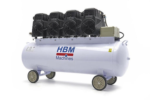 HBM Silent 8 PS - 200 Liter 10bar Max. Profi Geräuscharmer Kompressor, Flüsterkompressor SGS - Tools.de TP Profishop GmbH