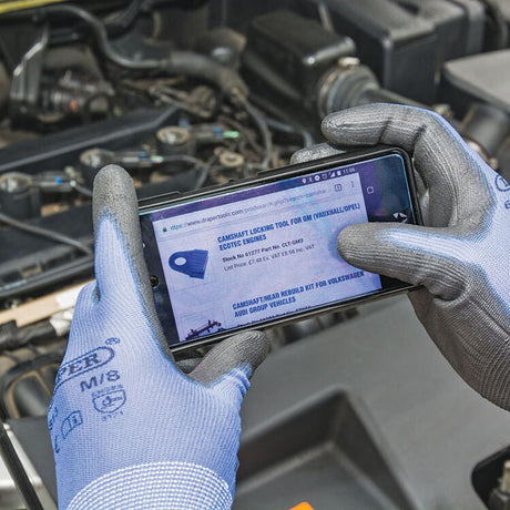 Hochempfindliche Handschuhe, L