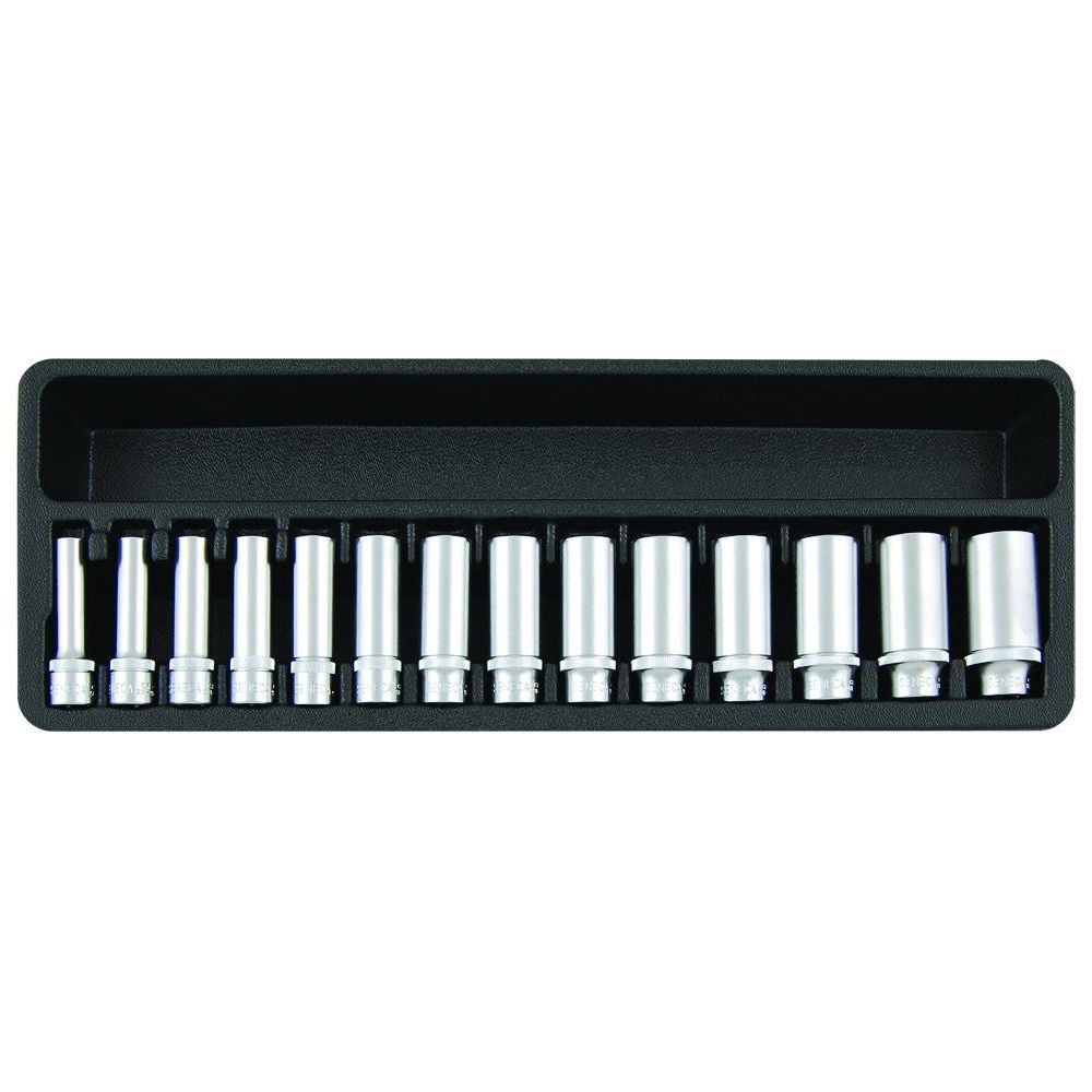 Seneca Lange Nüsse Satz 3/8" 14 Stück Profi - 910042