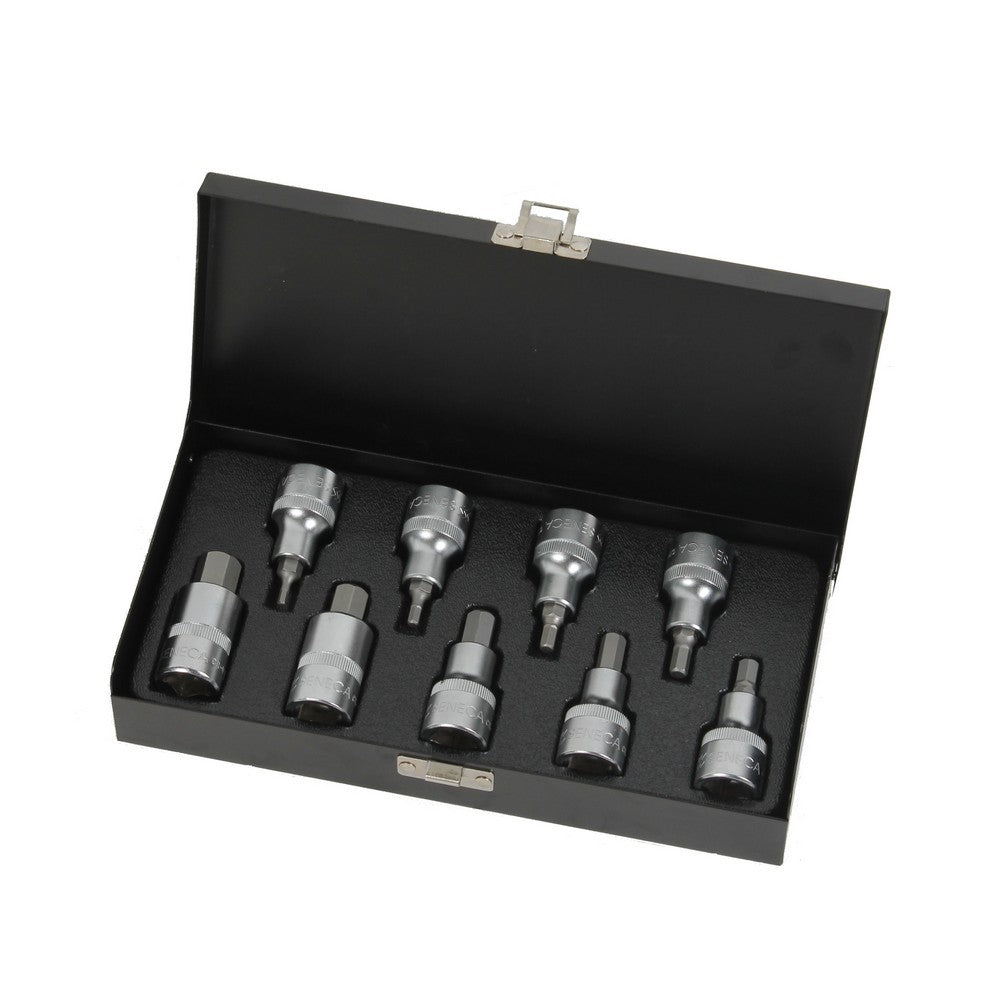 Seneca Bit Einsatz Satz Innenzechskant 1/2" 9 Stück Profi - SE81449
