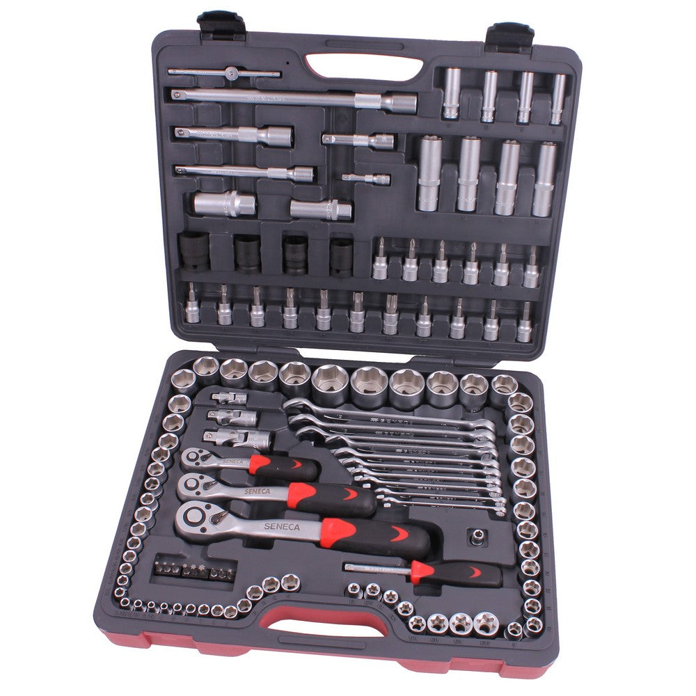 Seneca Knarrenkaste 1/4"&3/8''&1/2'' 123 Stück Profi - 218019