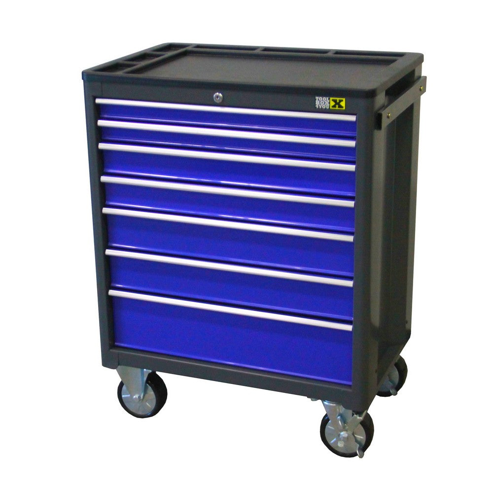 Seneca Werkzeugwagen 7 Schublade blau - TB30OB