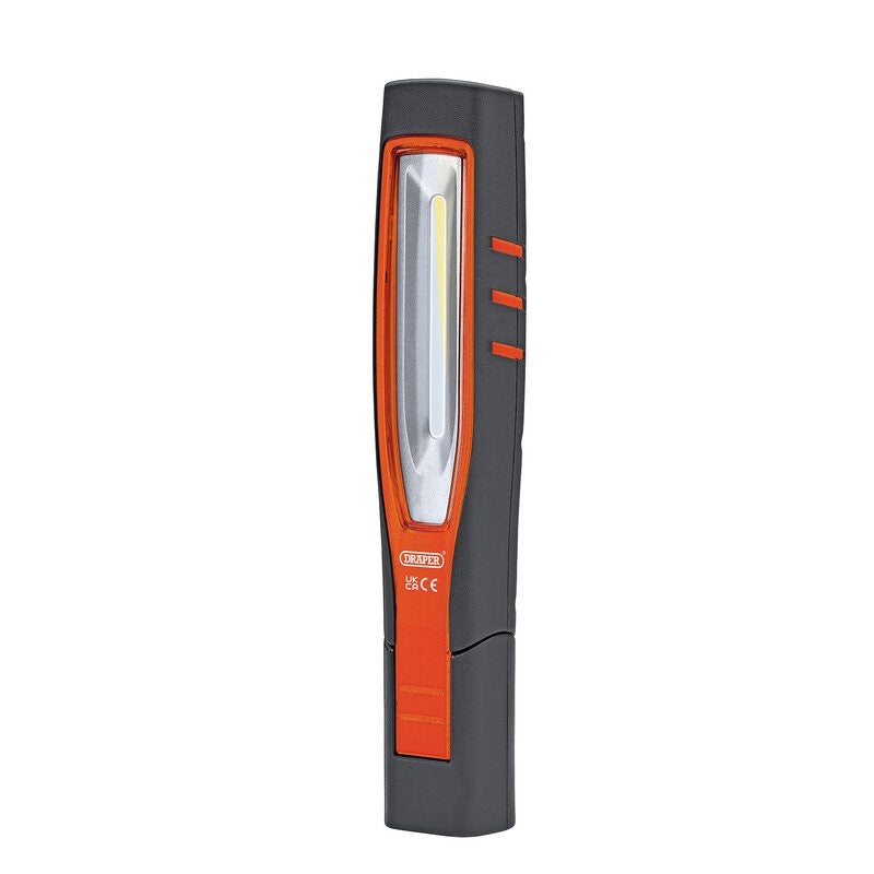 Draper Tools Inspektionslampe COB LED, wiederaufladbar 7W, orange D11761