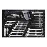 KRAFTWERK BT700 Werkstattwagen – 7 Schubladen, 337-tlg., anthrazit – KW-102.117.109