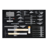 KRAFTWERK BT700 Werkstattwagen – 7 Schubladen, 337-tlg., anthrazit – KW-102.117.109