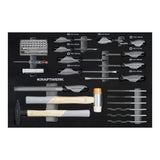 KRAFTWERK LT700 Werkstattwagen BASIC, 7 Schubladen, 259-tlg., anthrazit – Made in Germany mit 7 Jahren Garantie - KW-102.107.216