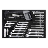 KRAFTWERK LT700 Werkstattwagen BASIC, 7 Schubladen, 259-tlg., anthrazit – Made in Germany mit 7 Jahren Garantie - KW-102.107.216