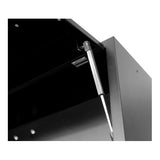 KRAFTWERK MOBILIO BLK 4er Komplett-Kombi – Edelstahl-Werkbank mit Hochschrank, Werkzeug-Lochwand & One-Key-System - KW-3964K-BLK-IX