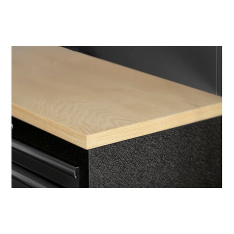 KRAFTWERK MOBILIO BLK 7er Eck-Kombi KW-3964P-BLK – Werkstatt-Komplettlösung mit Buche-Arbeitsplatte & 26 Schubladen - KW-3964P-BLK