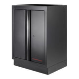 KRAFTWERK MOBILIO BLK 7er Unterschrank-Kombi KW-3964M-BLK-IX – 27 Schubladen, Edelstahl-Arbeitsplatte & maximale Flexibilität - KW-3964M-BLK-IX