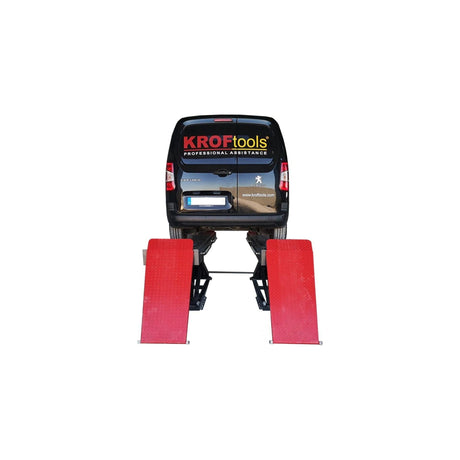 KROFtools 4.5t Profi Scherenhebebühne, LED Beleuchtung 4500kg 400V / Hebebühne / hydraulische Scherenhebebühne Modell 9833 - Tools.de TP Profishop GmbH