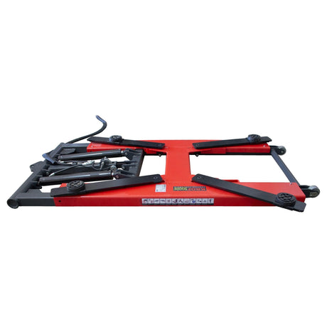 KROFtools robuste 3T Auto mobile Scherenhebebühne 11cm flach KFZ Mobile Hebebühne 3 Tonnen 230V - Tools.de TP Profishop GmbH