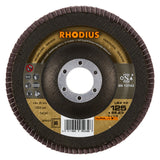 Rhodius Fächerscheibe abgeschrägt Ø125, 22mm, K80 R204021