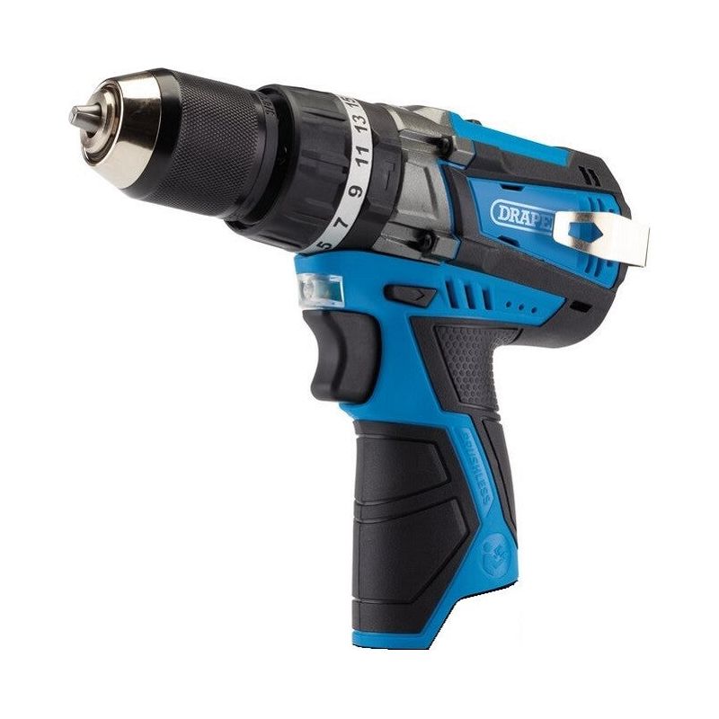 Draper Tools Mini-Akku-Schlagbohrmaschine 12V, bürstenlos, ohne Akku D03862