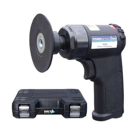 Steiner Airtools Mini-Schleifer inkl. 50+75mm roloc Pad im Koffer mit gem. SR5630K
