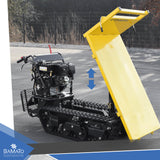 BAMATO Mini-Raupendumper MTR-800PRO mit Kipphydraulik und Trittbrett
