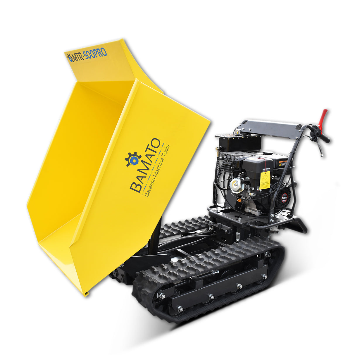 BAMATO Mini-Raupendumper MTR-500PRO mit Kipphydraulik