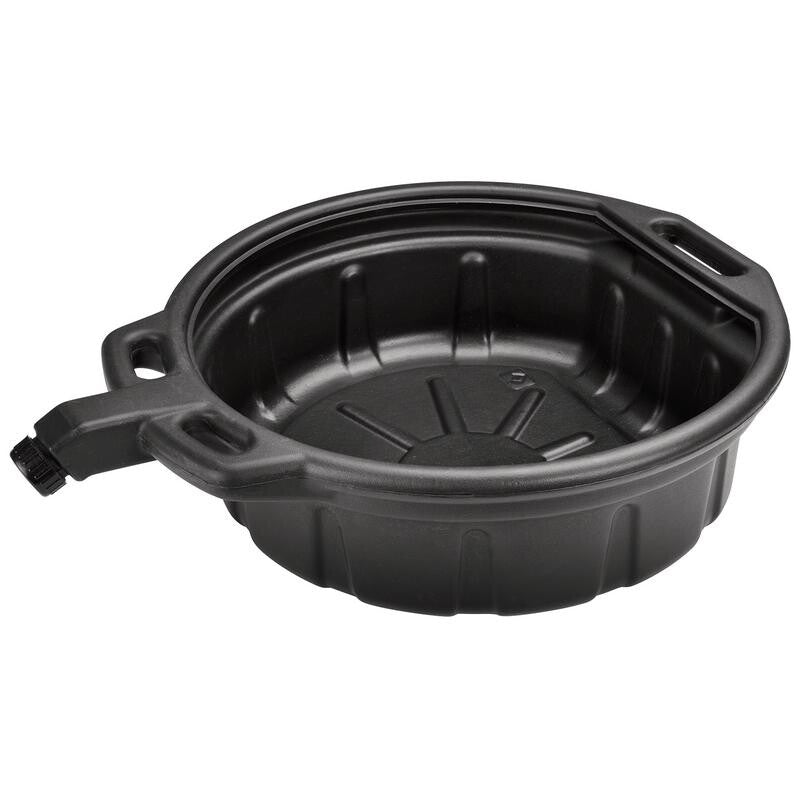 Ölwanne mit Ausgießer, 16L, schwarz