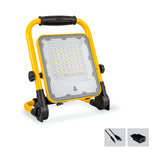 ASLO Akku Arbeitslampe – Tragbare 50W LED Arbeitsleuchte, IP65, 6000K – Akku Baustellenprojektor Modell ASWORK5060