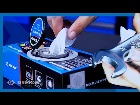 KING TONY Profi-Werkzeuge - Desinfektionstücher 100tlg. ZD101100C