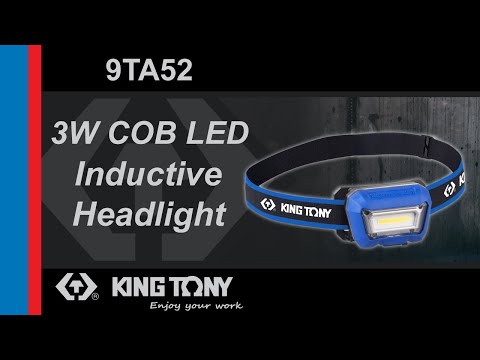KING TONY Profi-Werkzeuge - LED-Stirnlampe 3W 9TA52AA