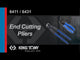 KING TONY Profi-Werkzeuge - Kneifzange, Blister BLI643111