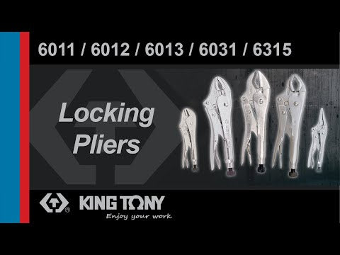 KING TONY Profi-Werkzeuge - Punkt-Gripzange - 178 mm 601107R
