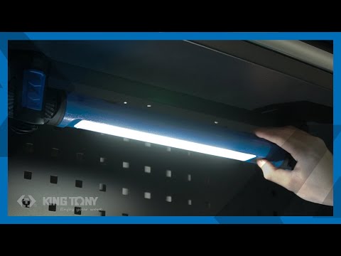 KING TONY Profi-Werkzeuge - LED-Inspektionslampe 10W COB LED verstellbar 9TA33AA