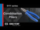 KING TONY Profi-Werkzeuge - Kombinationszange - 190 mm BLI611107