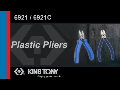 KING TONY Profi-Werkzeuge - Diagonale Beißzange, speziell Kunststoff - 155 mm 692106