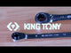KING TONY Profi-Werkzeuge - Doppel-Ratschen-Ringschlüssel 4-in-1, metrisch, umschaltbar - 16-19mm 37391619M