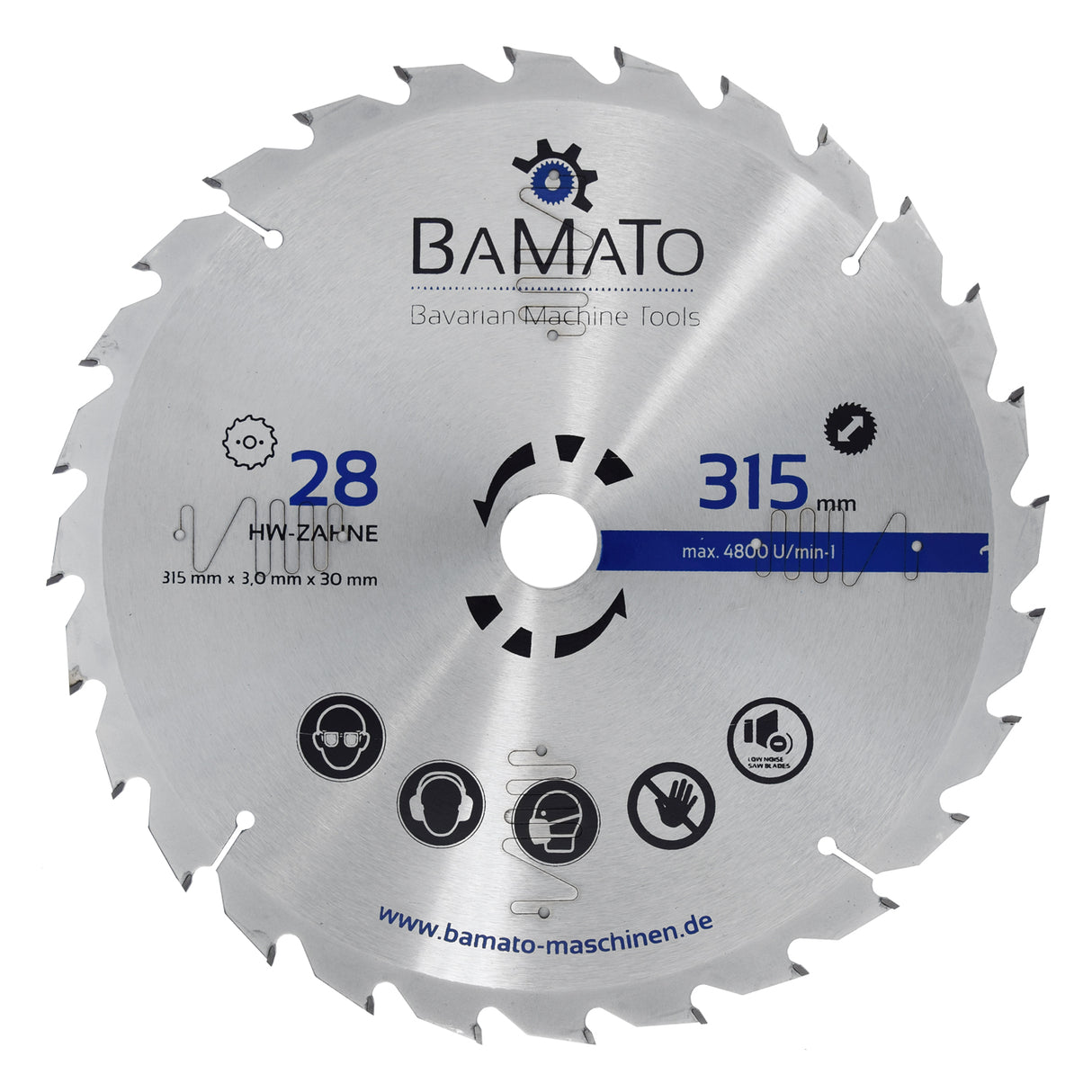 BAMATO 3-tlg. Hartmetall-Kreissägeblatt-Satz SBS315SET