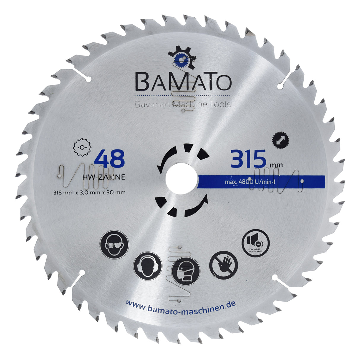 BAMATO 3-tlg. Hartmetall-Kreissägeblatt-Satz SBS315SET