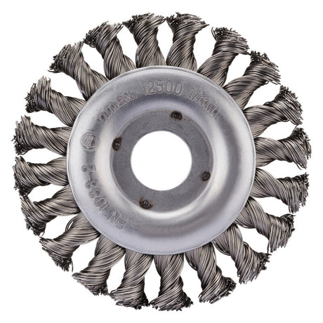 Rhodius Tellerbürste 115mm, 22.23mm, 12500rpm, geflochten R353001
