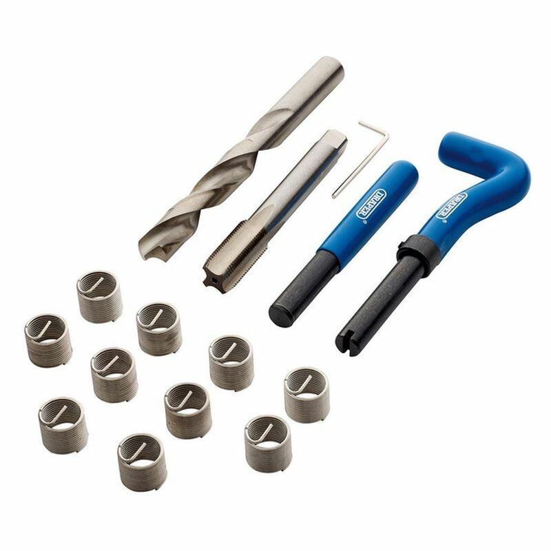 Draper Tools Gewinde-Reparatursatz M14x1,25, 15 Stück D03711