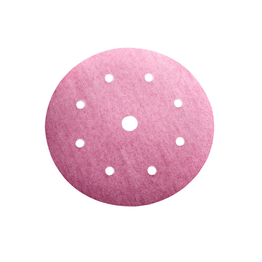 Deltach Schleifpapier Ø203mm, Klettverschluss, 9gats K180, 100x 714285