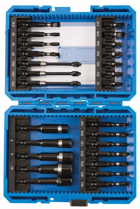 Draper Tools Schlagbohrer-Satz 1/4" im Koffer, 26 Stück D05732