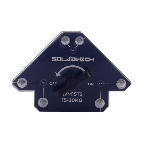 Soldatech Schaltbarer Schweißmagnet 15 - 20kg - Pfeil-Schweißmagnet - WM15TS - Tools.de TP Profishop GmbH