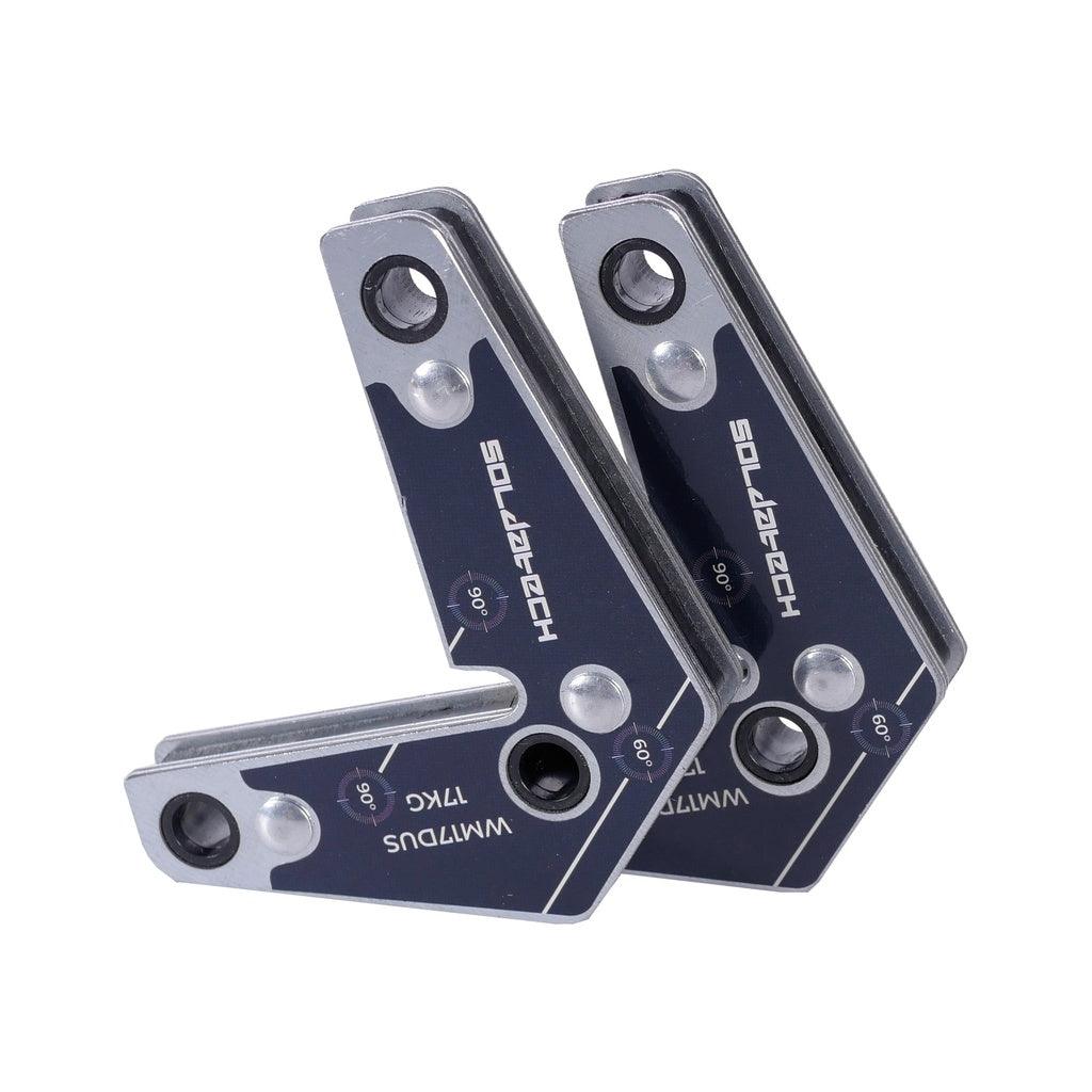 SOLDATECH Schweißeckmagnet-Set mit doppelter Verwendung 2 Stück 17kg ...